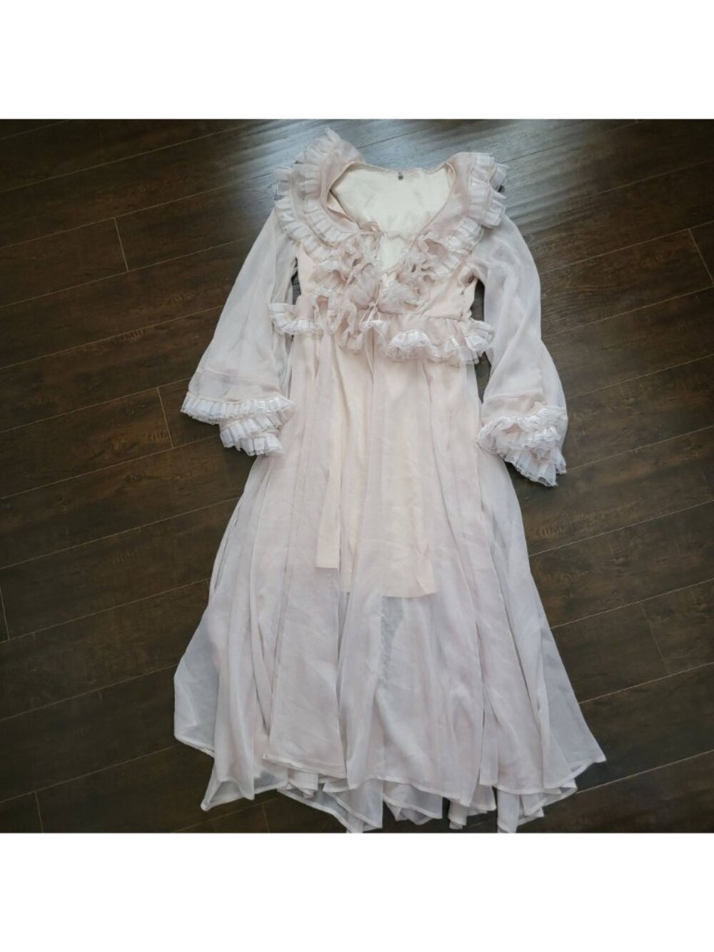 Celia B Bliss Maxi Dress Ethereal Romantic Fairycore Whimsical Vintage Womens M - Picture 2 of 9